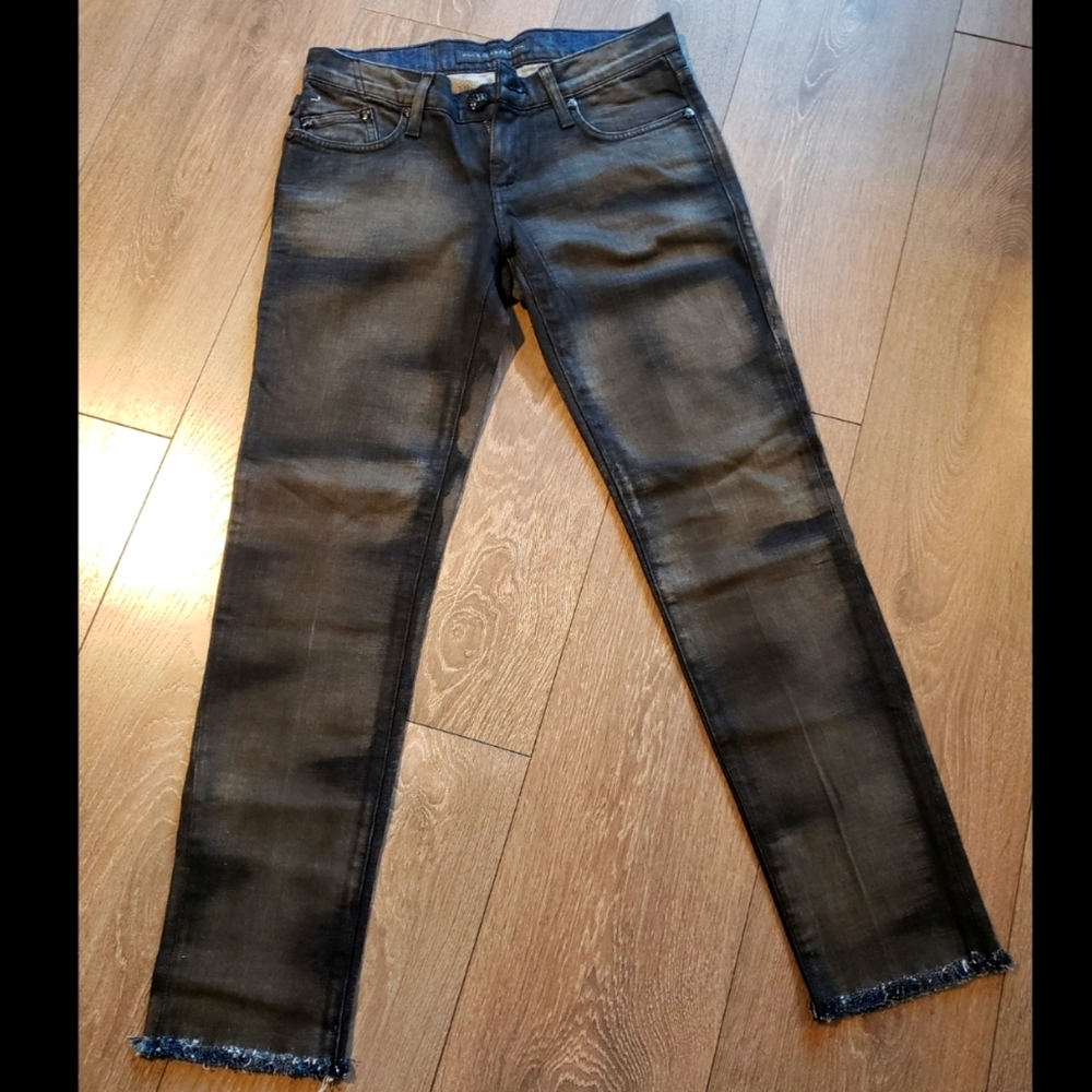 Rock & Republic Washed Black Straight leg Jeans
